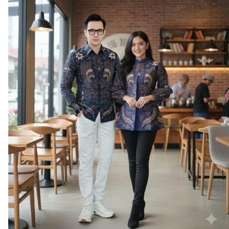 Batik Couple Pasangan Motif Naila L