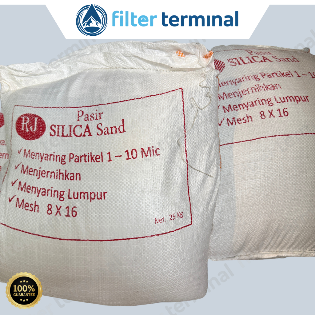 Jual Pasir Silika Media Filter Air - 25 Kg | Shopee Indonesia