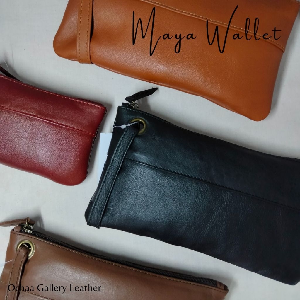 Jual MAYA WALLET - Dompet Kulit Sapi Asli | Dilengkapi dengan handle ...