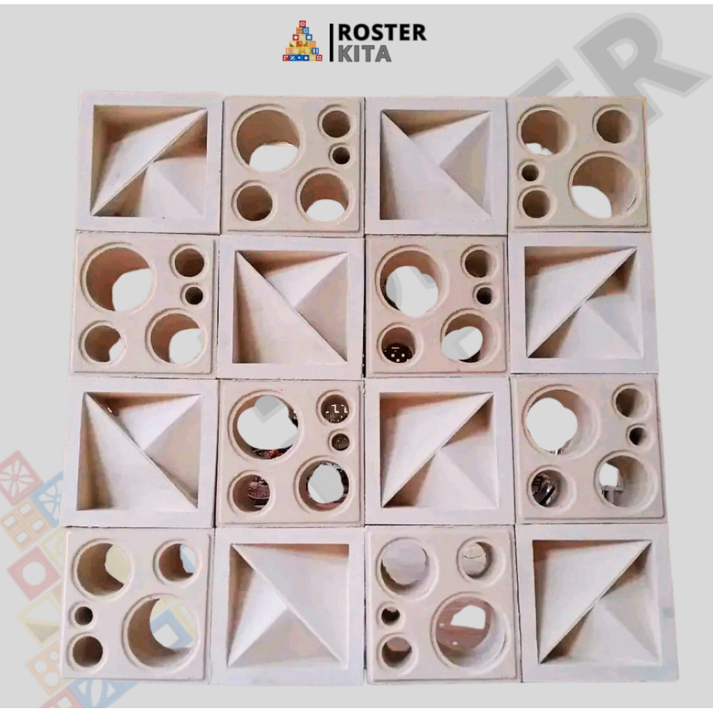 Jual Roster beton,roster minimalis,Roster putih,roster abu,bata Roster ...