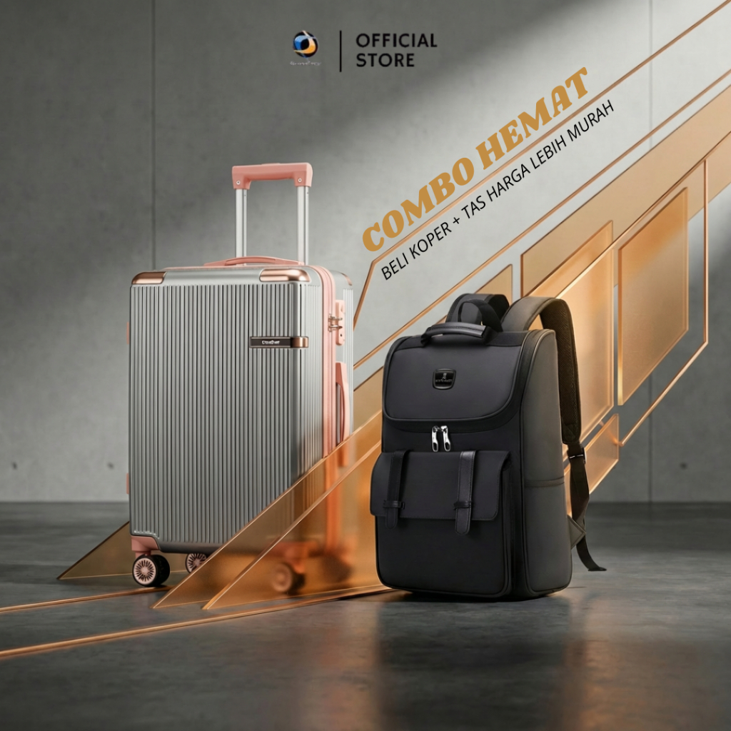Jual [COMBO HEMAT] Crossover Paket Bundling Koper 24 Inch + Tas Travel ...