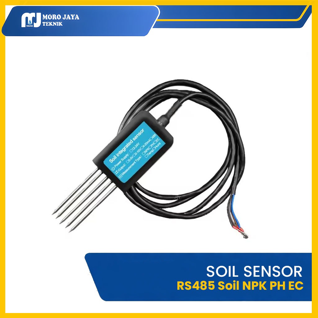 Jual RS485 Soil NPK PH EC Temp humidity Sensor tester 7 in 1 soil ...