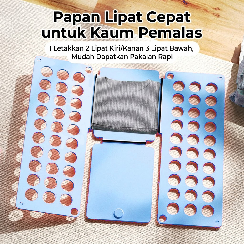 Jual Alat Lipat Baju Praktis Kaum Pemalas Papan Pelipat Pakaian Laundry ...