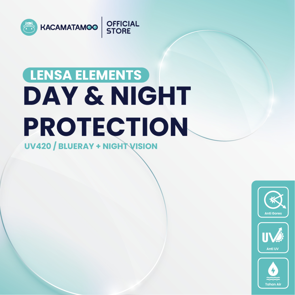 Jual KACAMATAMOO Lensa Kacamata ESSILOR ELEMENTS Day & Night Protection ...