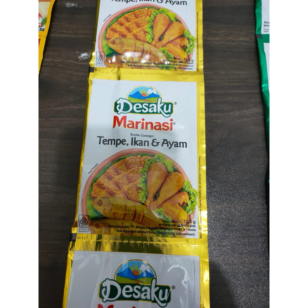 Jual Desaku Bumbu Marinasi tempe,ikan,ayam 1 renceng (12 sachet