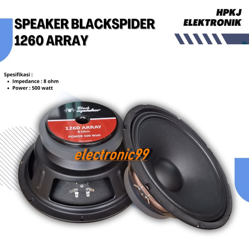 Jual SPEAKER COMPONENT BLACK SPIDER 12 INCH ARRAY 1260 BLACKSPIDER 1260 ...