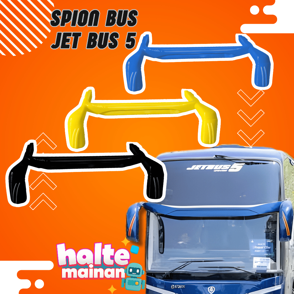 Jual Bando Spion Miniatur Jet Bus 5 - Aksesoris Modifikasi Bus JB5 ...