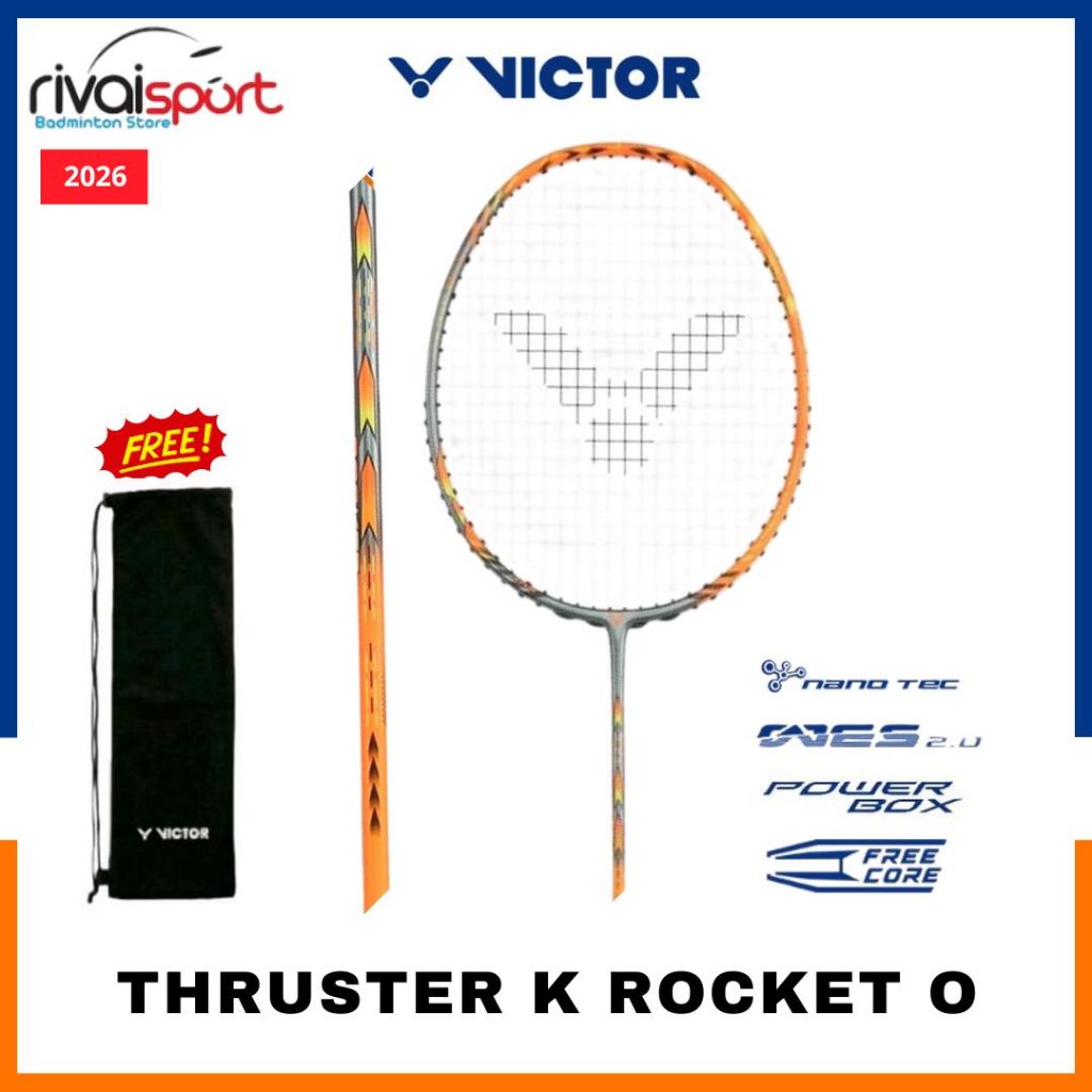 Jual New Raket Badminton Victor Thruster Rocket / Thruster K Rocket ...