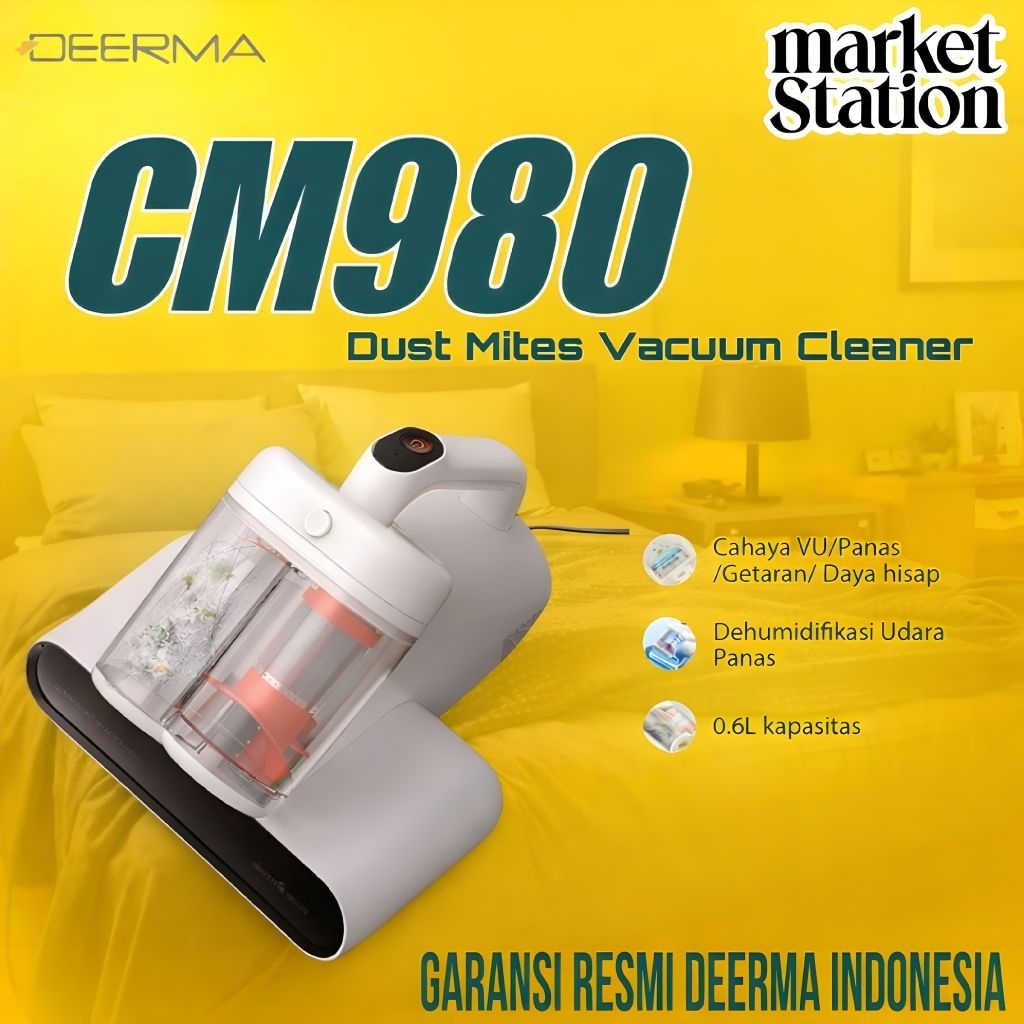 Jual Deerma CM980 13Kpa Vacuum Cleaner Kasur Tungau Dust Mite Udara ...