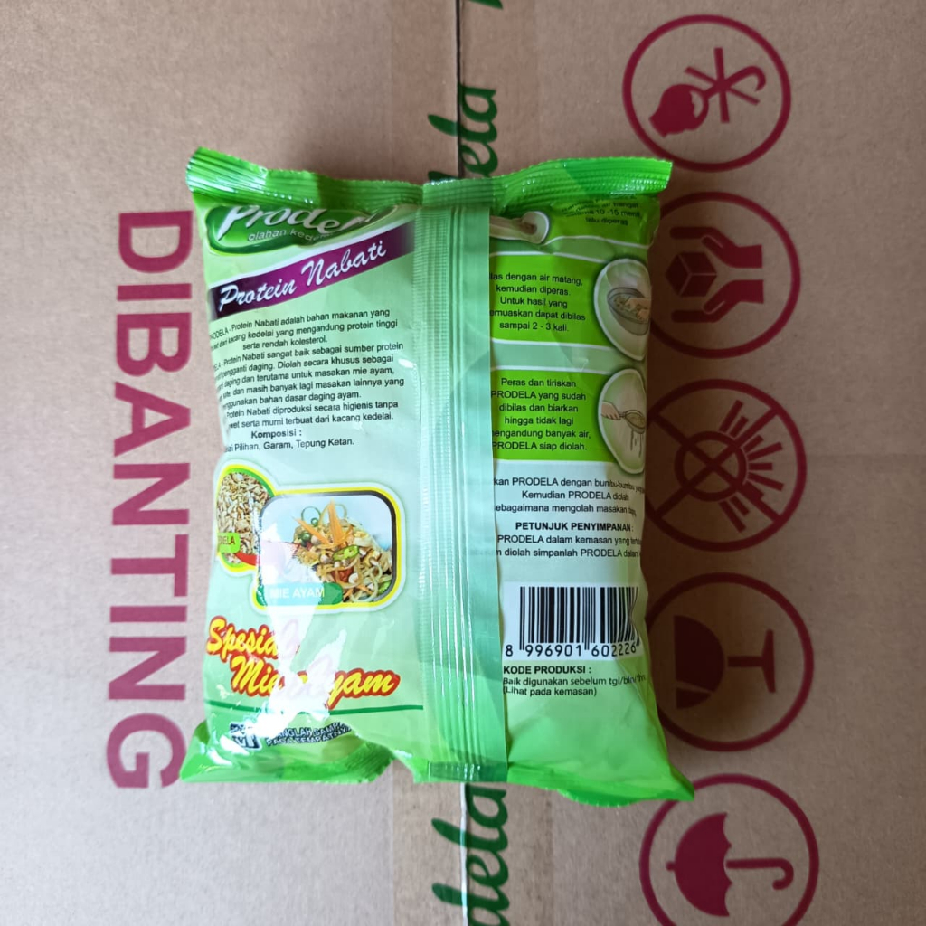 Jual Prodela/Protein Nabati/Daging Nabati/Daging Vegatarian 250 gr ...