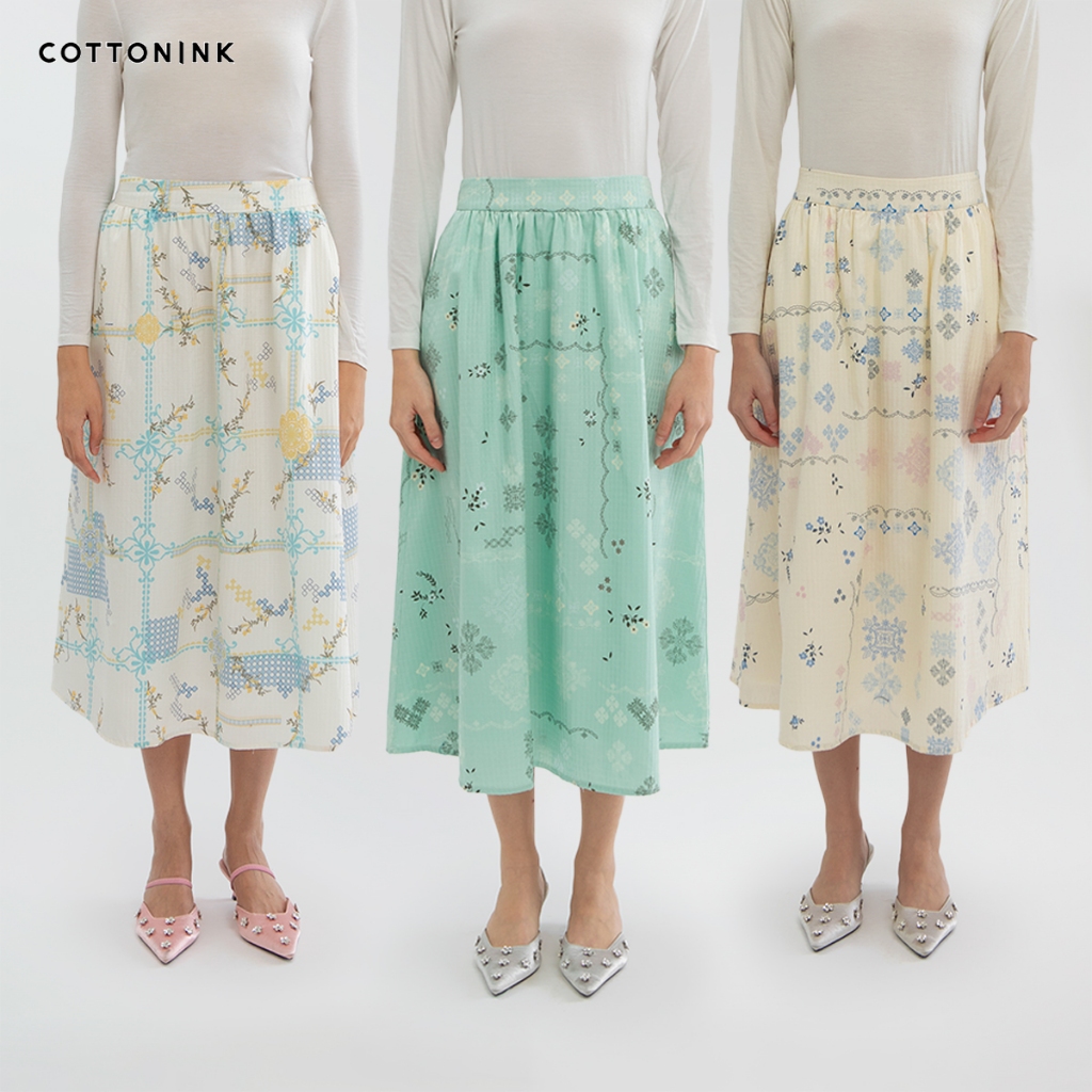 Jual COTTONINK - Bawahan Rok Wanita Modu #RayaCollection2026 | Shopee ...
