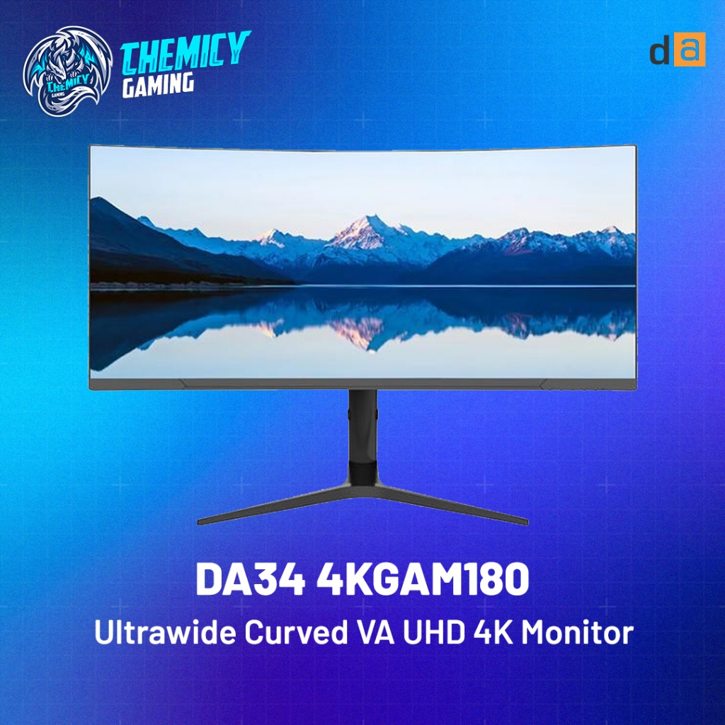 Jual Digital Alliance DA34 4KGAM180 | DA34-4KGAM180 Ultrawide Curved VA ...
