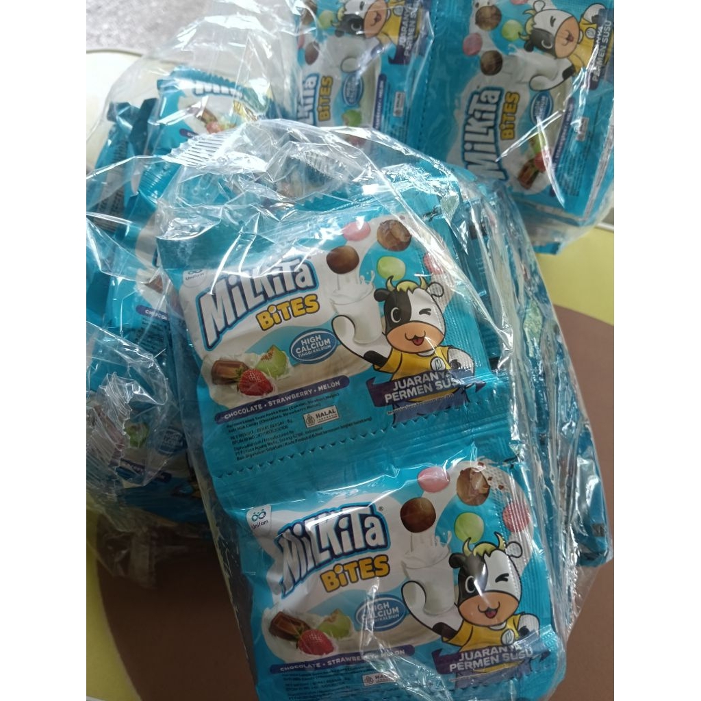 Jual Milkita Bites Permen Susu Renceng 30 pcs - Tekstur Crunchy & Chewy ...