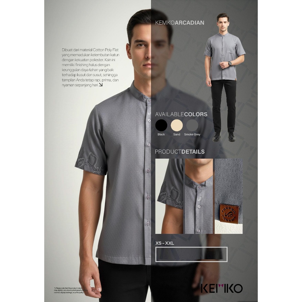 Jual Rabbani - Kemko Arcadian Kemeja Koko Terbaru | Shopee Indonesia