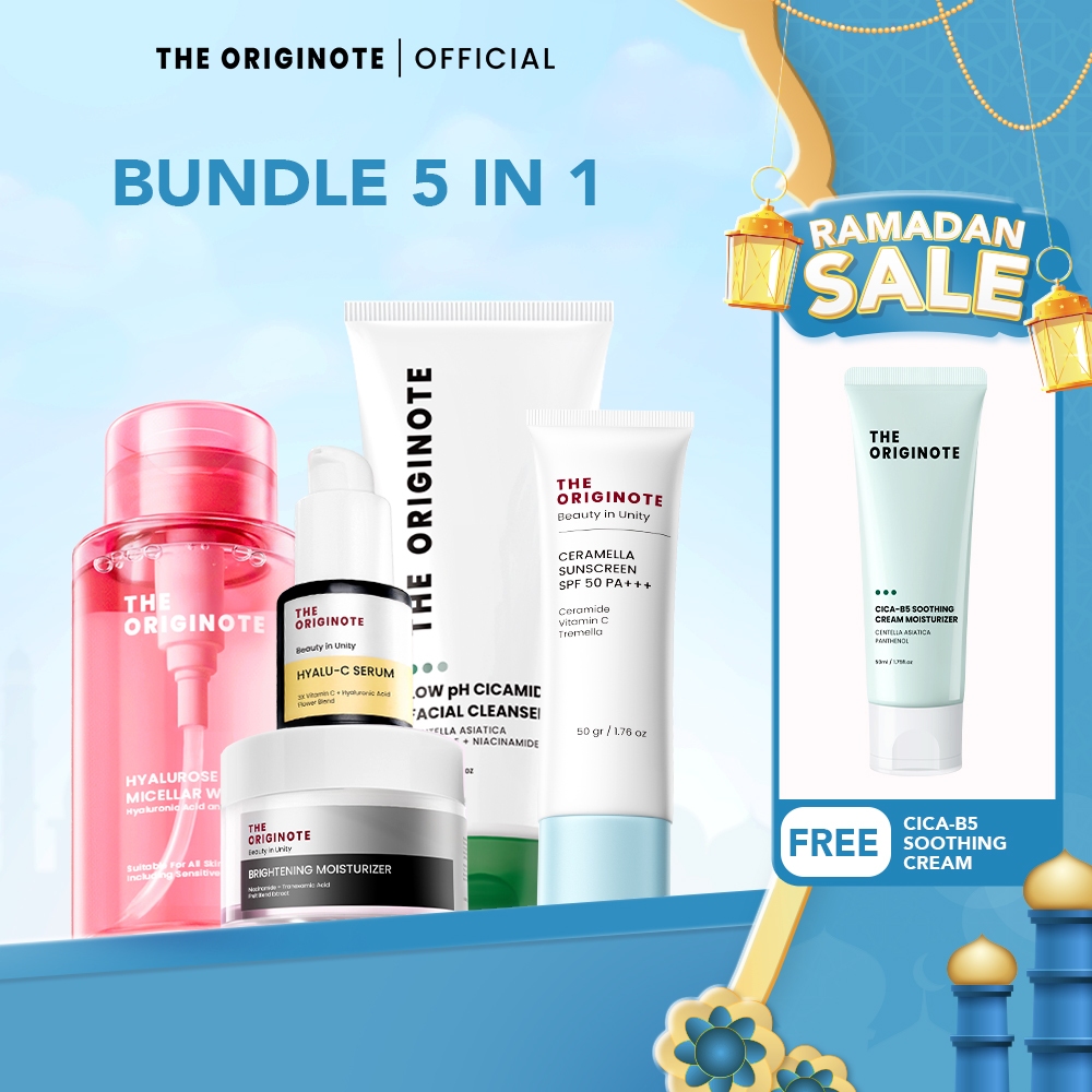 Jual [B5G6] The Originote Special Bundle 5in1 | Skincare Set Micellar ...