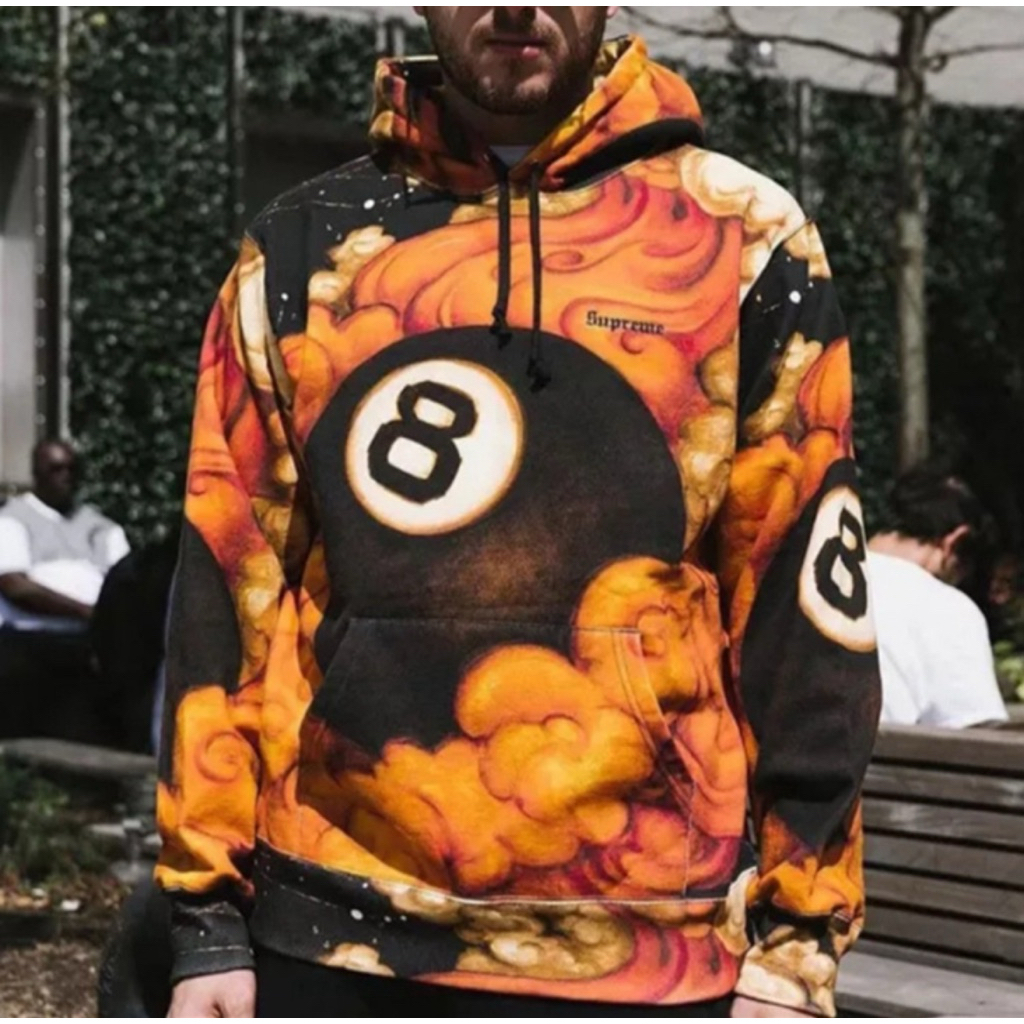 Jual Supreme Martin Wong 8-Ball Hooded | Shopee Indonesia