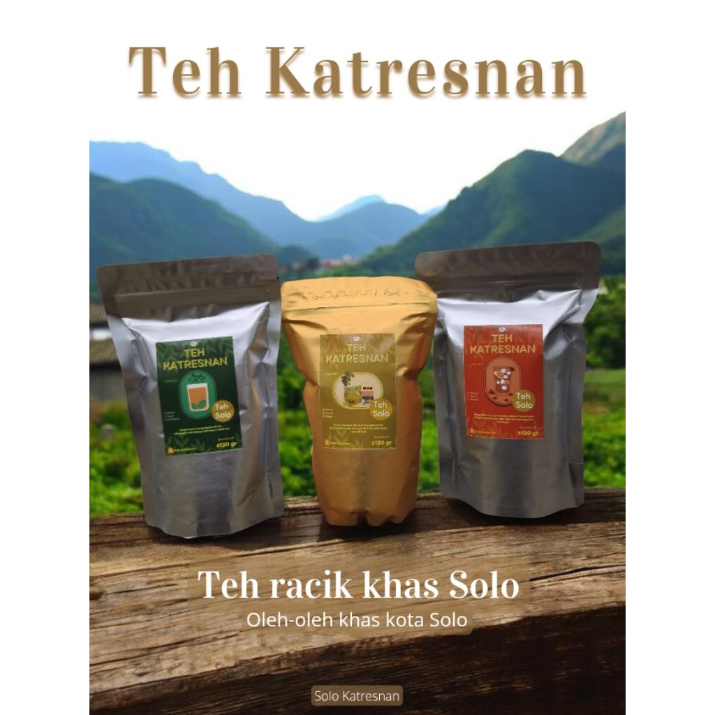 Jual Teh Racik Mantep khas Solo, 120gr, wangi, seger, kentel, oleh-oleh ...