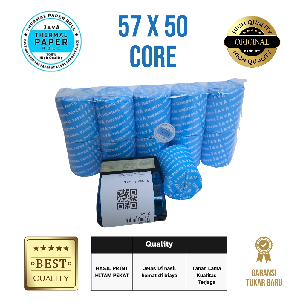 Produk Java Thermal Roll Paper | Shopee Indonesia