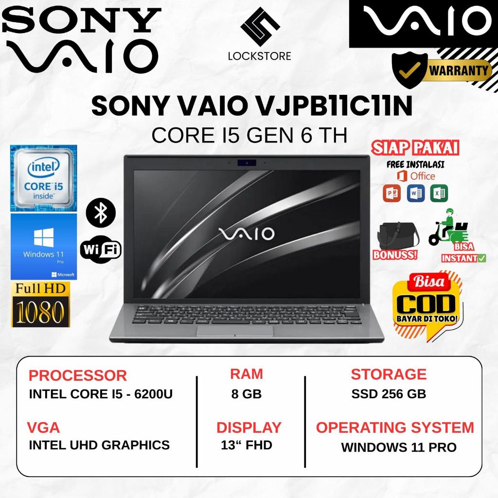 Jual Sony Vaio VJS 131 Core i5 Gen 6 | RAM 8GB | SSD 128GB / 256GB