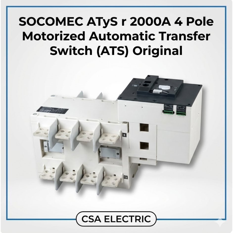 Jual SOCOMEC ATyS r 2000A 4 Pole Motorized Automatic Transfer Switch ...