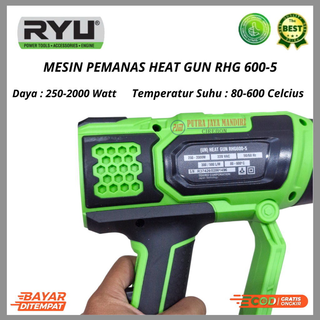 Jual Mesin Hot Gun Ryu RHG 600-5 Heat Gun RYU600-5 | Shopee Indonesia