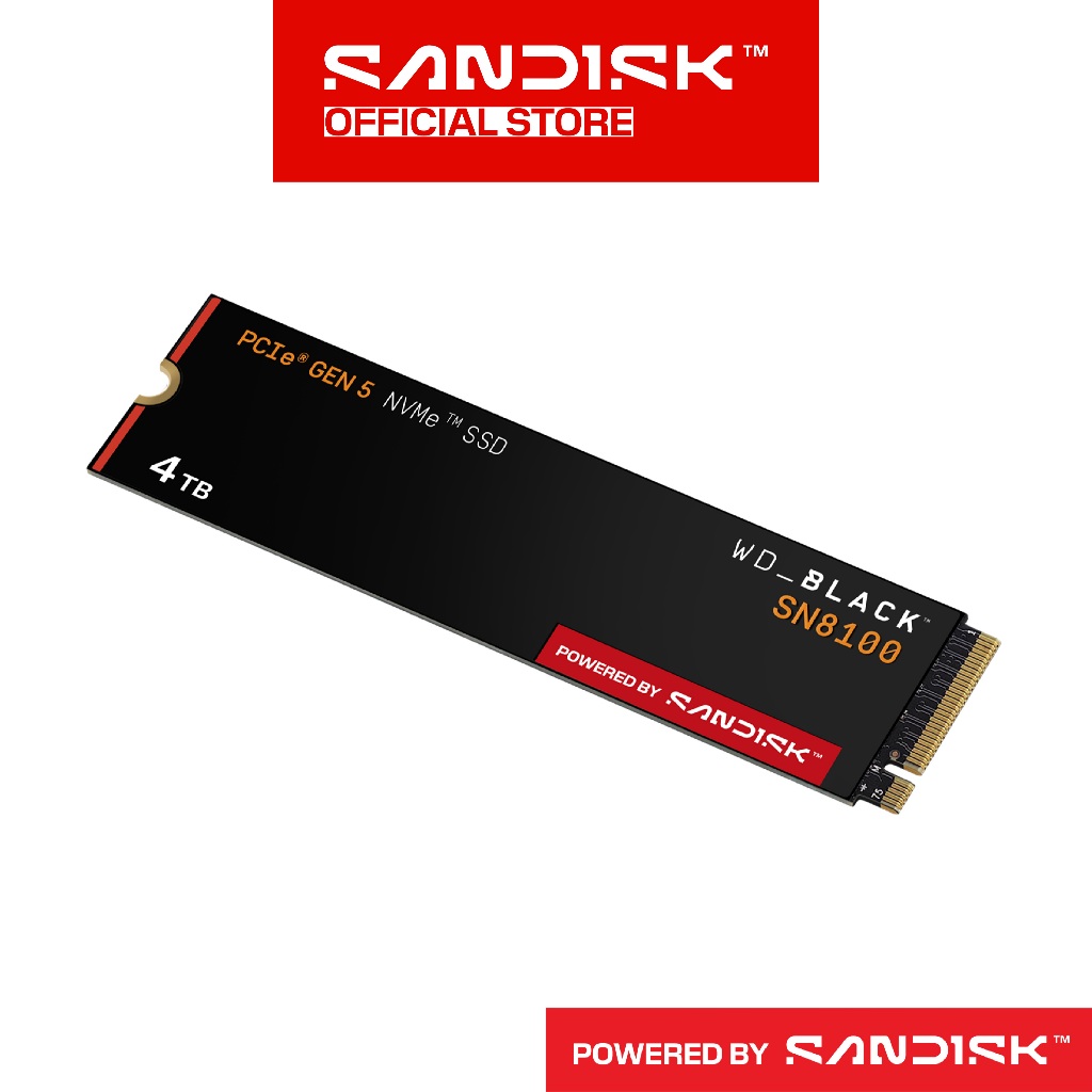 WD Black SSD SN8100 M.2 1TB / 2TB / 4TB NVMe PCIe Gen 5 (3)