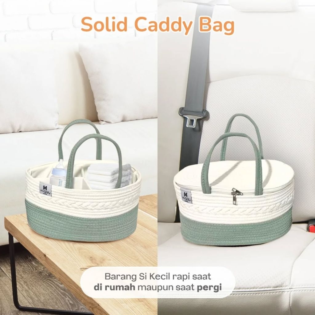 Jual Huggy Baby Rope or Solid Caddy Bag / Diaper Bag Organizer | Shopee ...