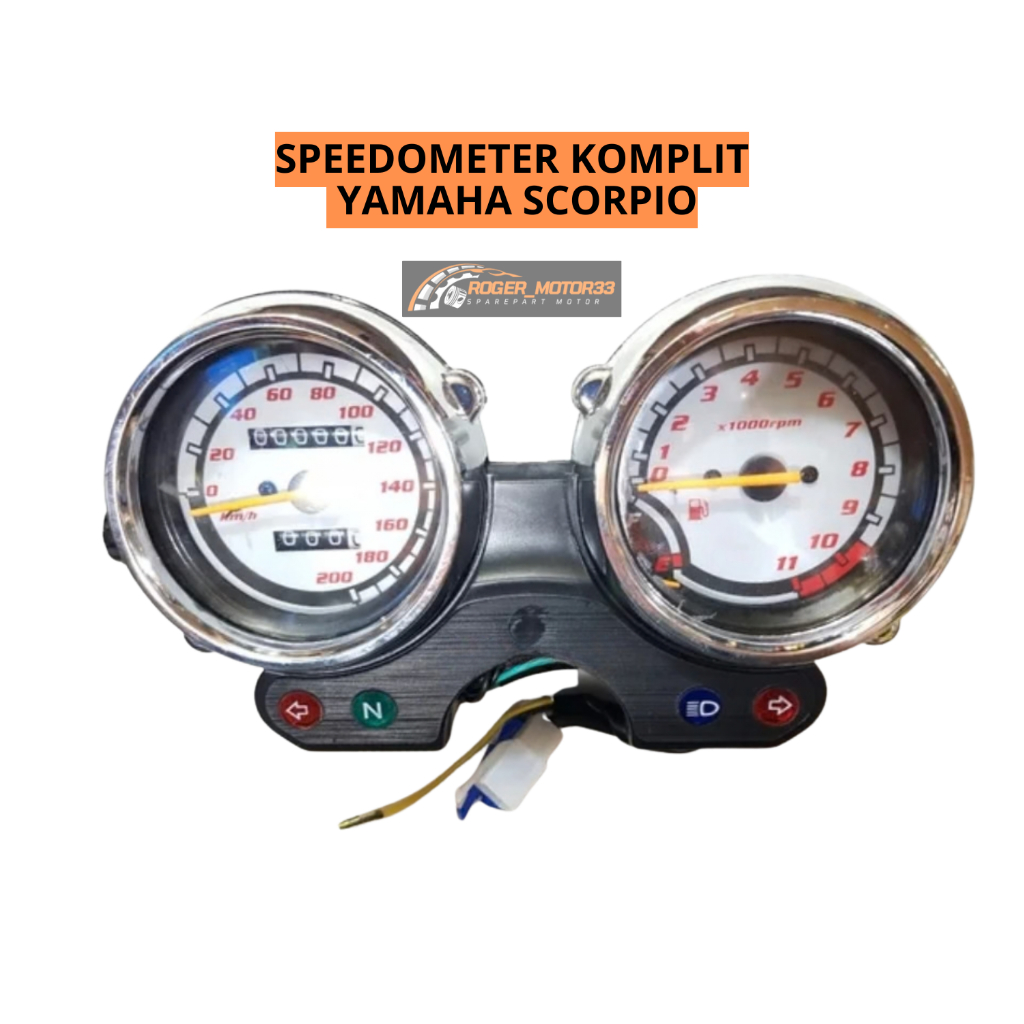 Jual SPEEDO SPEEDOMETER KILOMETER KOMPLIT YAMAHA SCORPIO | Shopee Indonesia