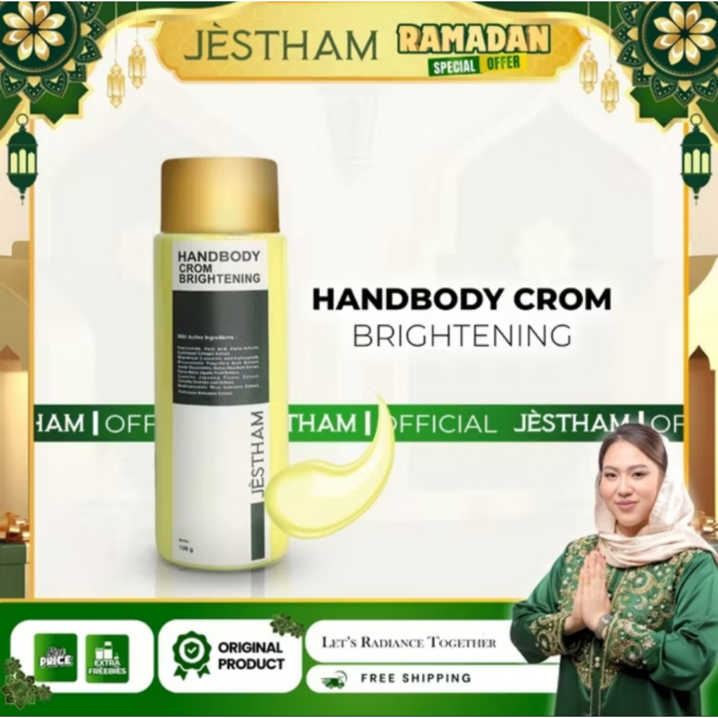 Jual [SALE RAMADHAN] Jestham Handbody Crom Brightening 100ml | Shopee ...