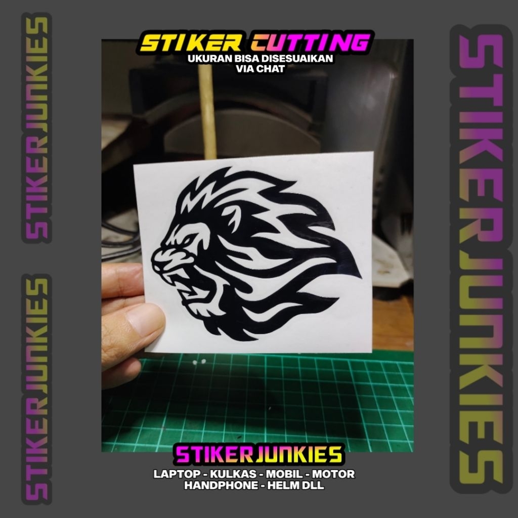 Jual STIKER LOGO SINGA STICKER CUTTING | Shopee Indonesia