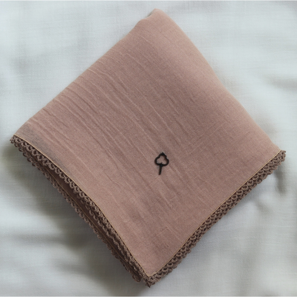 SYAWAR Elara Square Syari Embroidery Hijab Segiempat Zuma Voal Miracle 140x140