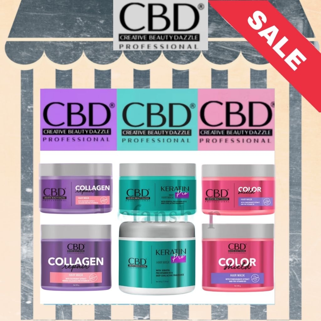 Jual CBD Keratin Hair Mask / Color Shield / Collagen / Peptide Masker ...