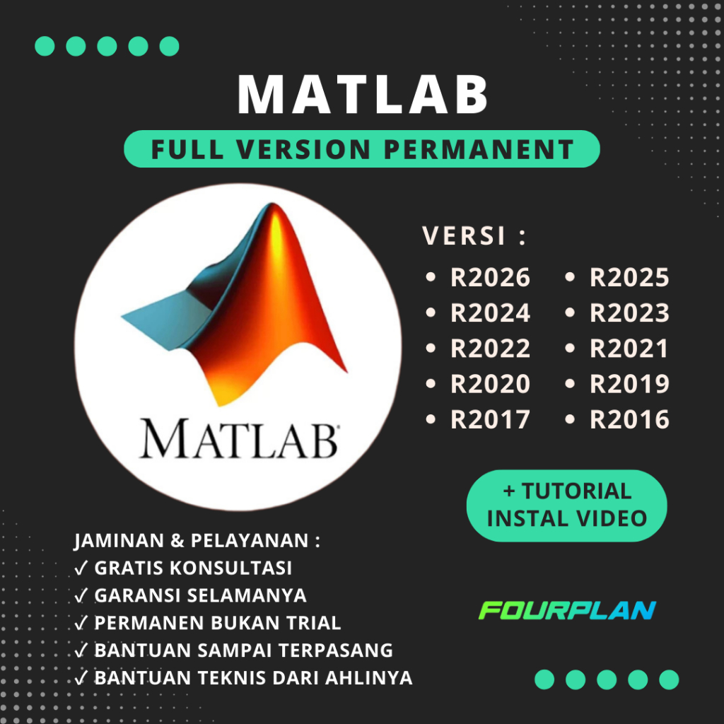 Jual MATLAB R2026 R2025 Full Version Lifetime - Software Analisis Data ...