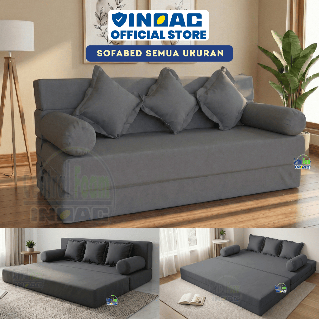 sofabed inoac EON D23 sofa bed multifungsi 3 in 1 sofa ruang tamu semua ukuran Garansi 10 Tahun