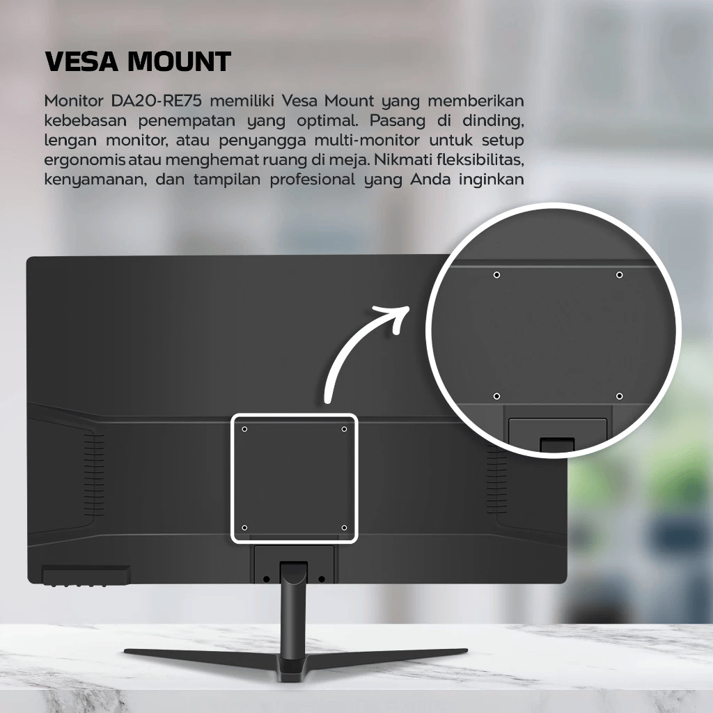 Jual DIGITAL ALLIANCE DA22-BGS75T OFFICE MONITOR 22