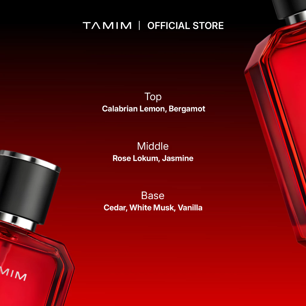 Addicted Red - Parfum Pria & Wanita Wangi Tahan Lama Aroma Fresh Sweet Woody | Eau de Parfum by Tamim thumbnail 3