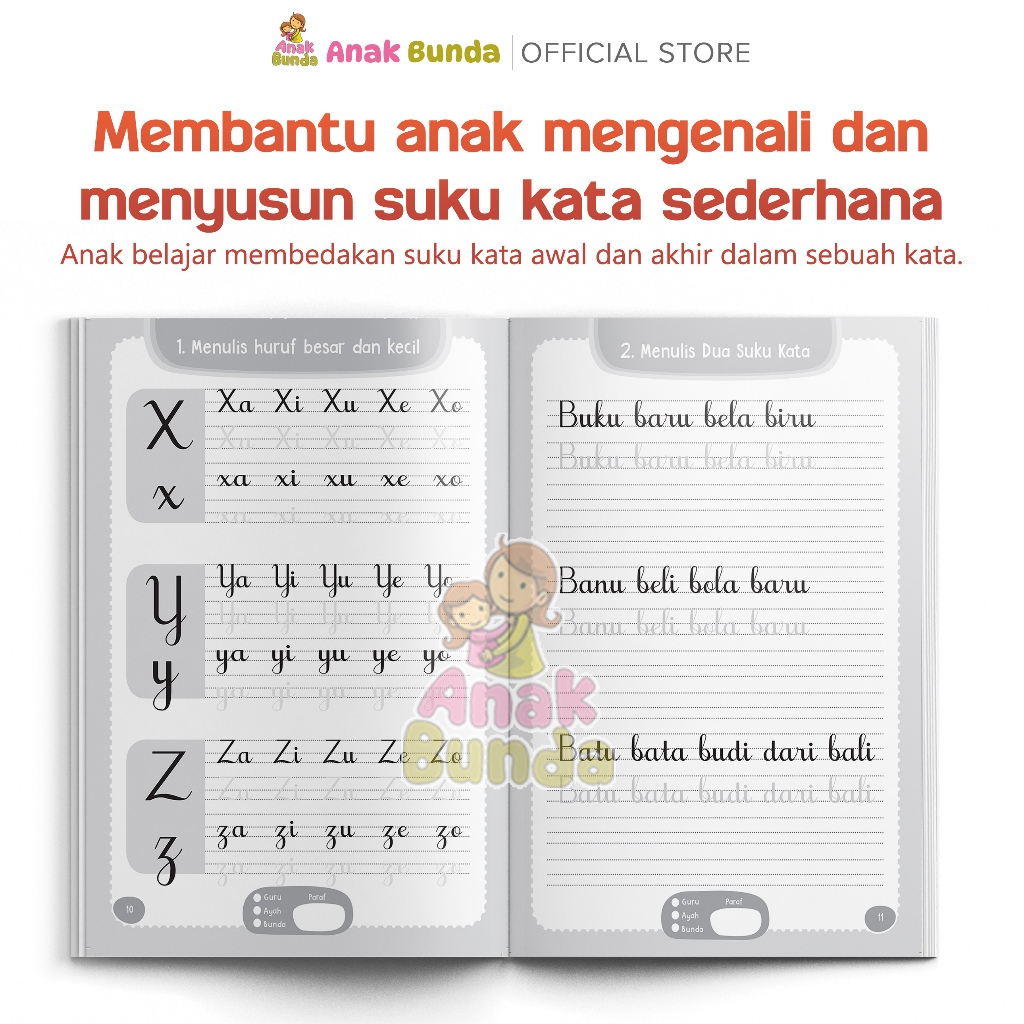 Jual Buku Latihan Menulis Dengan Rapi Tegak Bersambung Anak Tk Paud ...