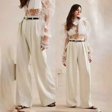 Celana Kerja Wanita Highwaist Loose Pants Jumbo S 3XL Celana Kulot Panjang Premium First Hand