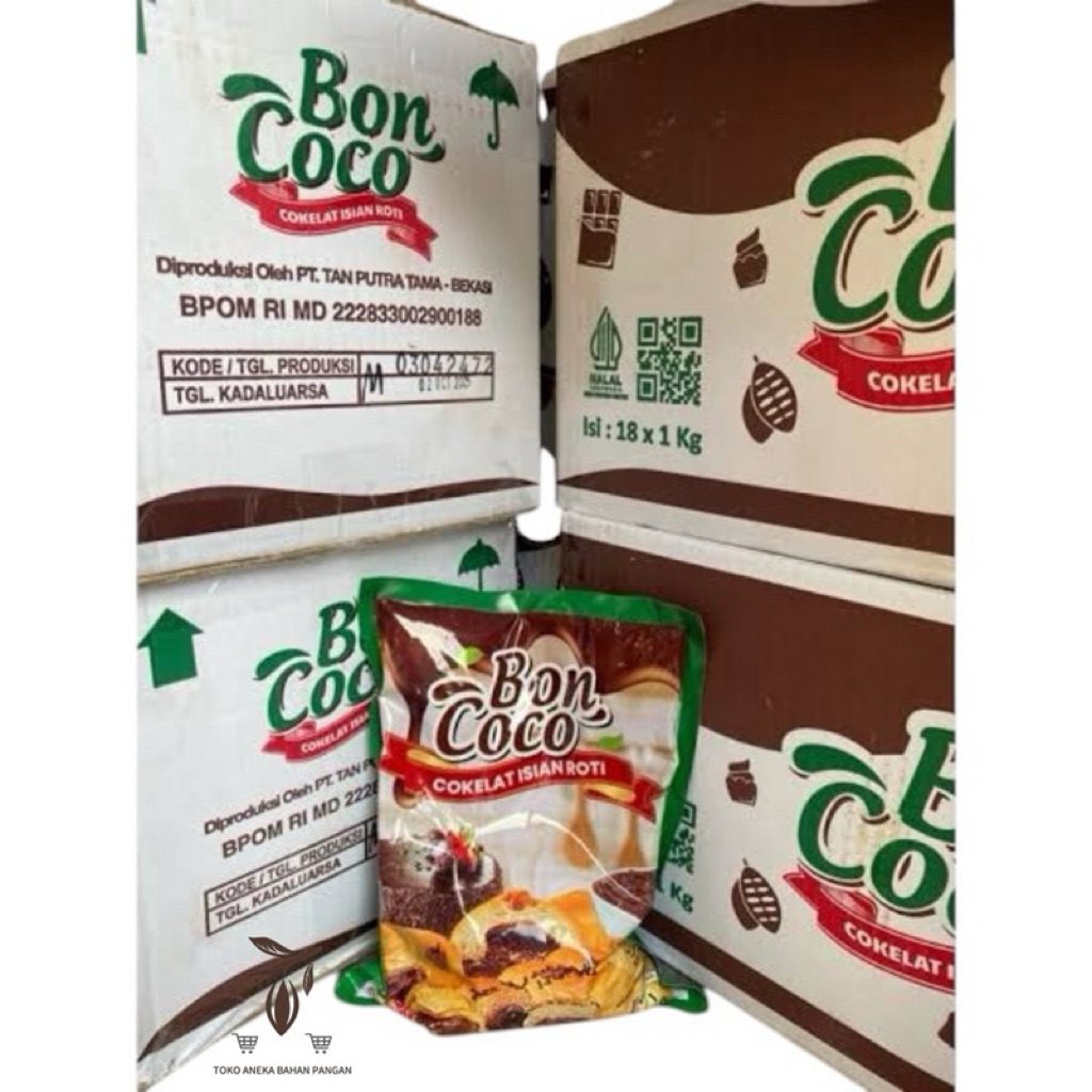 Jual Bon Coco Chocolate Filling 1Kg - KARTONAN - CARGO | Shopee Indonesia