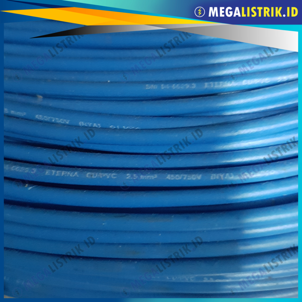 Jual ETERNA KABEL NYA 1 X 2.5 MM² ( METERAN ) / KABEL LISTRIK KAWAT 2 ...