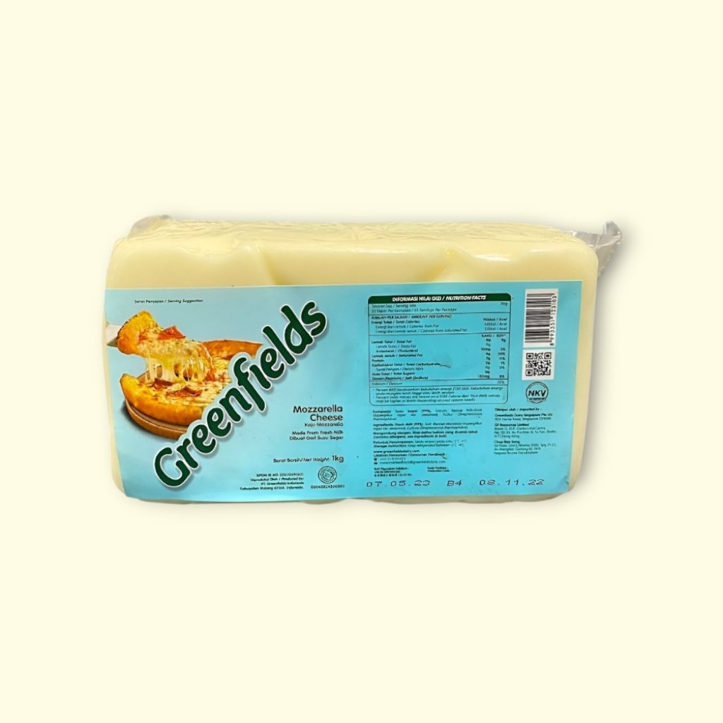 Jual Greenfields Mozzarella Cheese 200gr/1kg | Shopee Indonesia