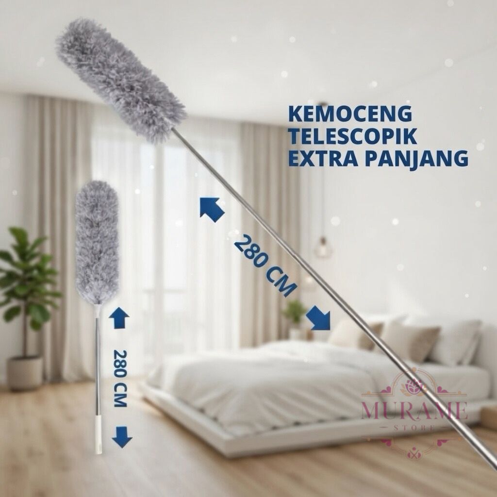 Jual MURAME Kemoceng Teleskopik Microfiber 3 in 1 Panjang 280 cm ...