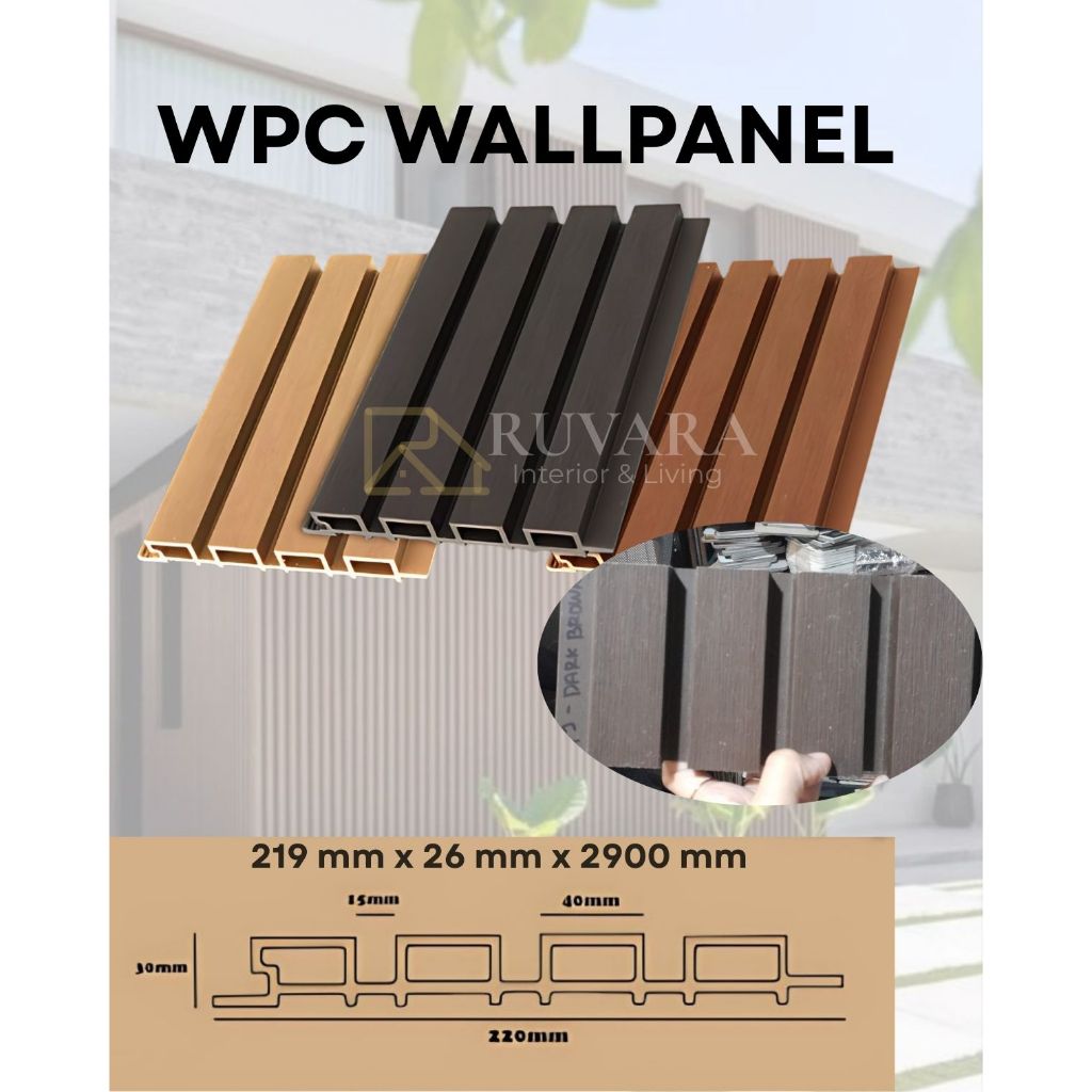Jual CLADDING WallPanel Outdoor Dinding Pagar Wall Panel Exterior Rumah ...