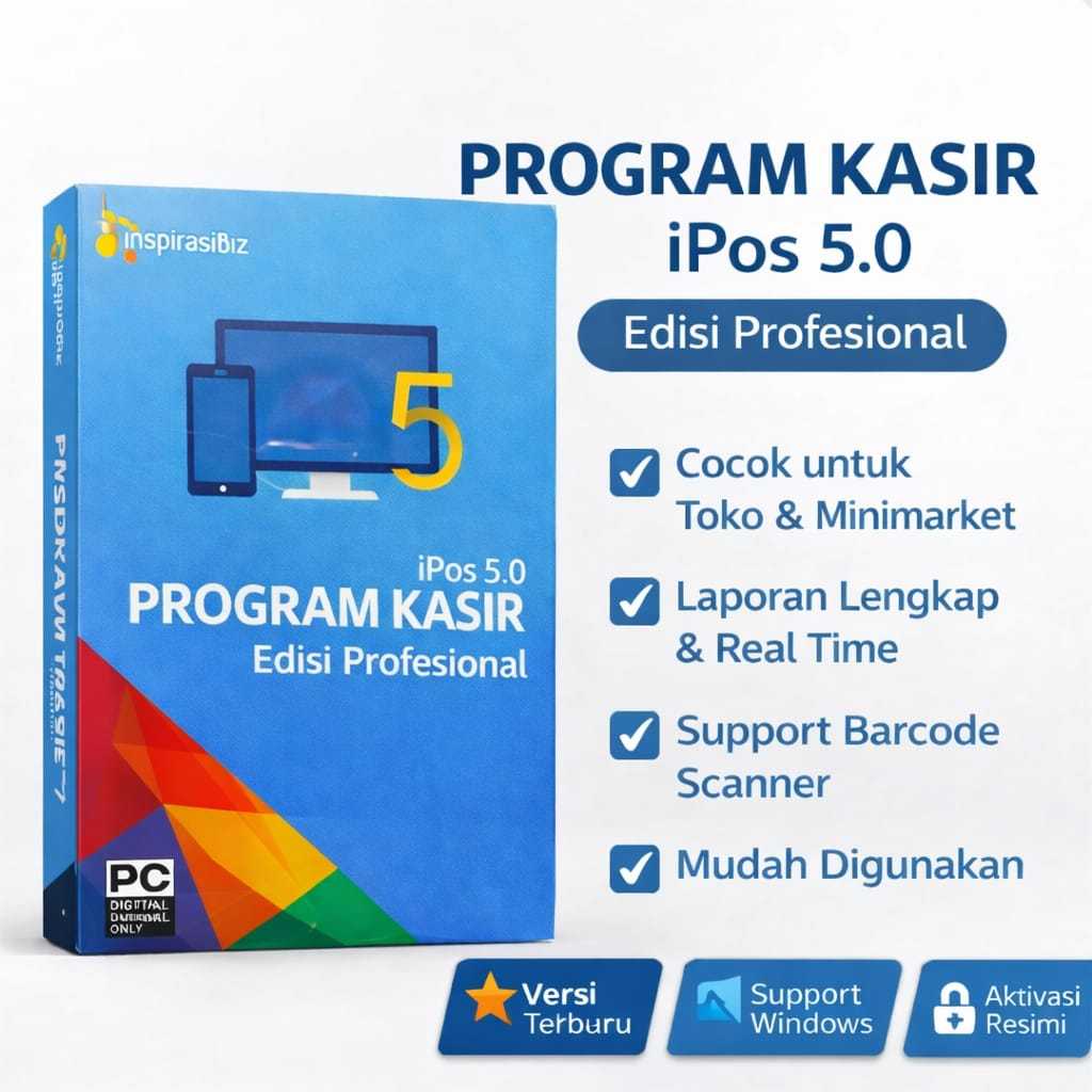 Jual PROGRAM TOKO IPOS 5.0 PROFESIONAL ORIGINAL - APLIKASI KASIR-ANTI ...