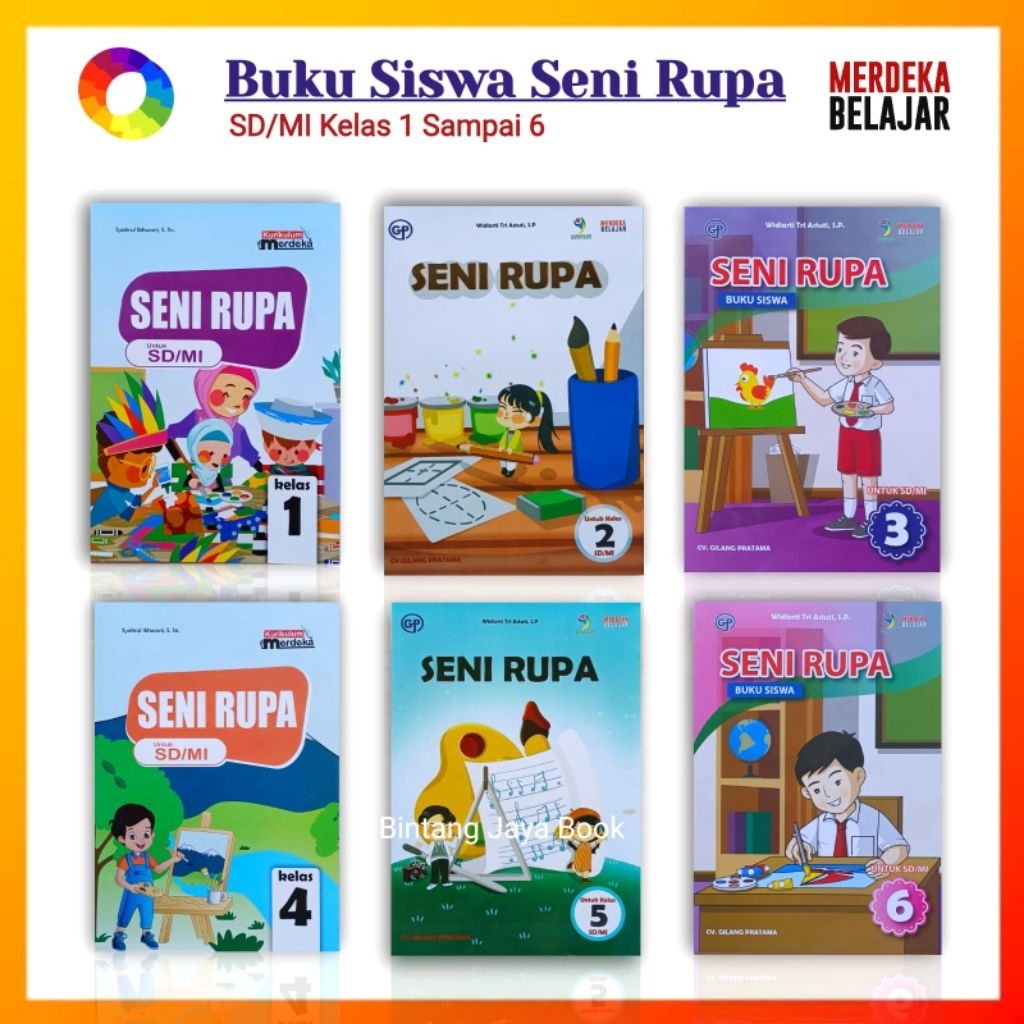 Jual Buku Seni Rupa Kelas 1 2 3 4 5 6 SD/MI Kurikulum Merdeka | Shopee ...