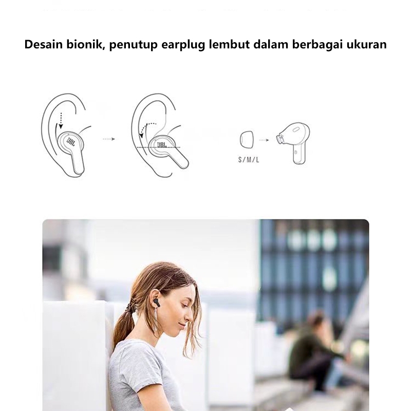 Jbl Wave 200 Tws Headset Wireless In-ear Noise Cancelling Headphones Real Stereo - foto 5
