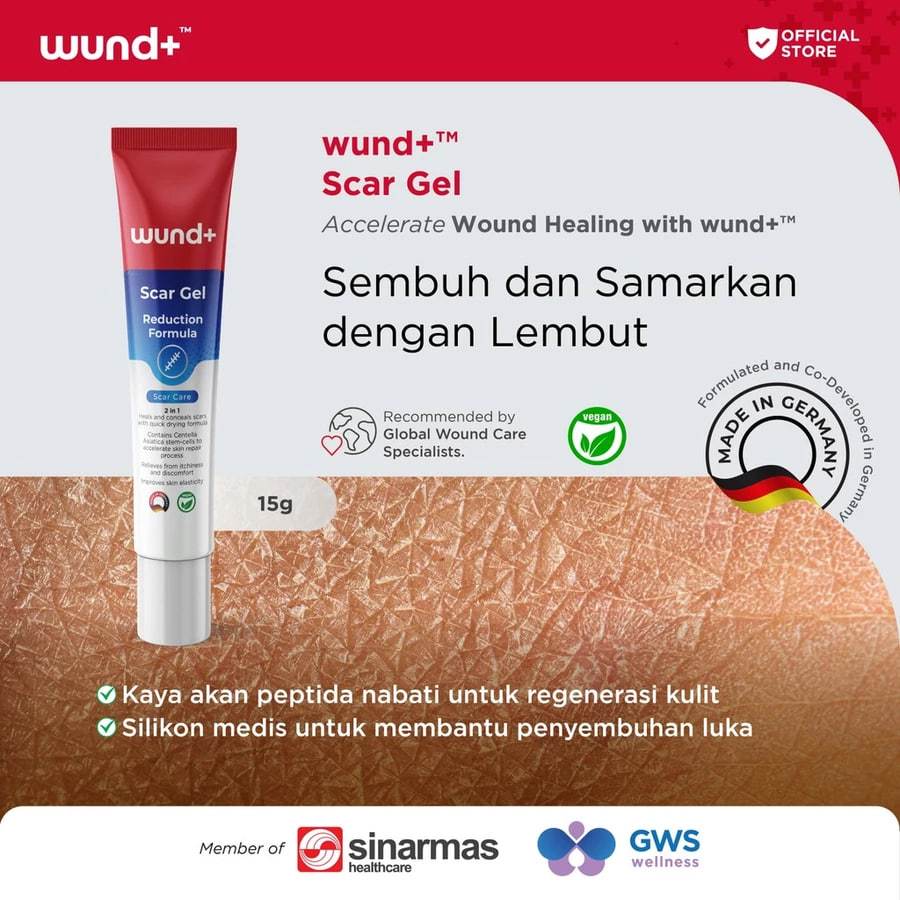 Jual Wund+ Scar Gel - Penghilang Bekas Luka / Parut / Keloid / Luka ...