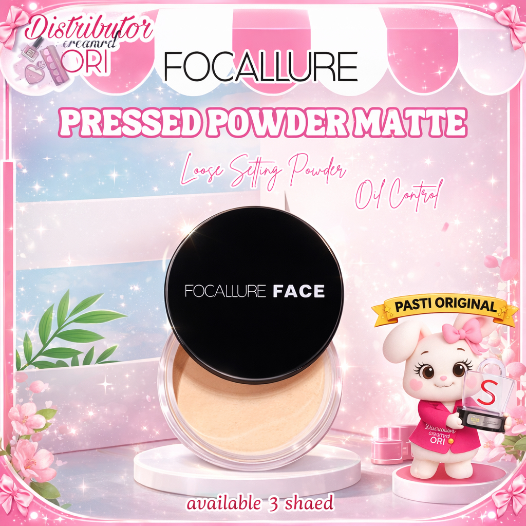 Jual FOCALLURE Waterproof Natural Loose Setting Powder Oil Control ...