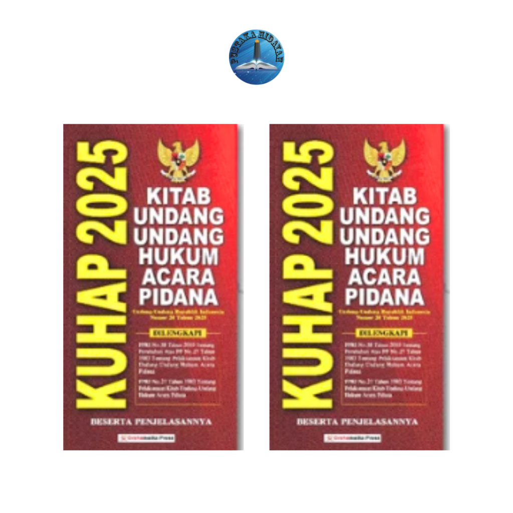 Jual KUHAP 2025 UURI No. 20 Tahun 2025 Cetakan 2026 Lengkap berserta ...