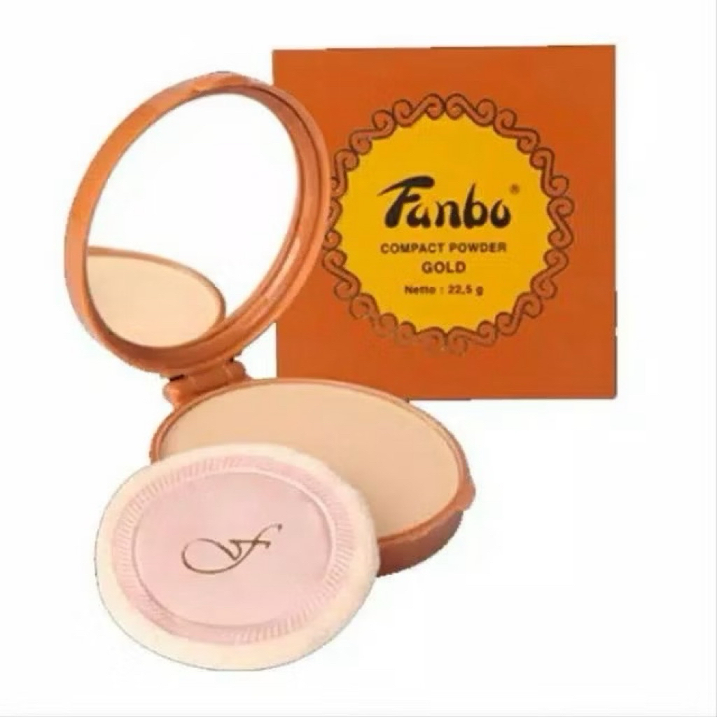 Jual Fanbo Gold Pancake Compact Powder / FANBO BEDAK PADAT | Shopee ...